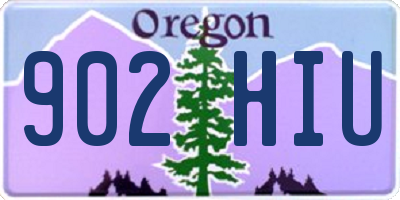 OR license plate 902HIU