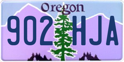 OR license plate 902HJA