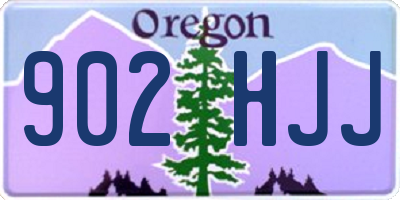 OR license plate 902HJJ