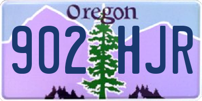 OR license plate 902HJR