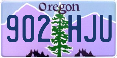 OR license plate 902HJU