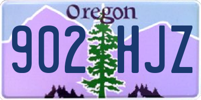 OR license plate 902HJZ