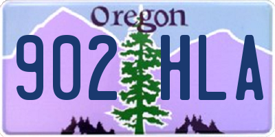 OR license plate 902HLA