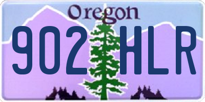 OR license plate 902HLR