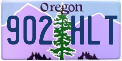 OR license plate 902HLT
