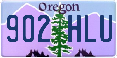 OR license plate 902HLU