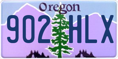 OR license plate 902HLX
