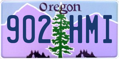 OR license plate 902HMI