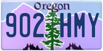 OR license plate 902HMY