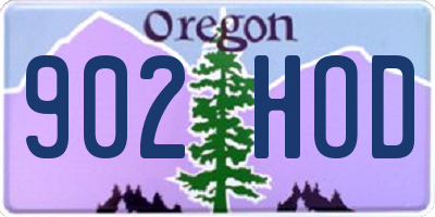 OR license plate 902HOD