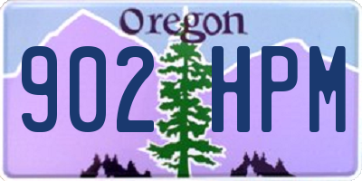 OR license plate 902HPM