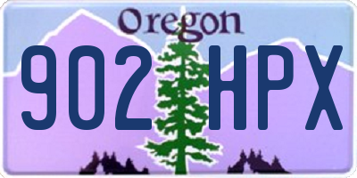 OR license plate 902HPX