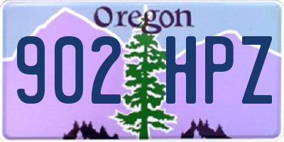 OR license plate 902HPZ