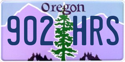 OR license plate 902HRS