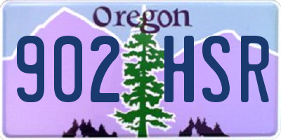 OR license plate 902HSR