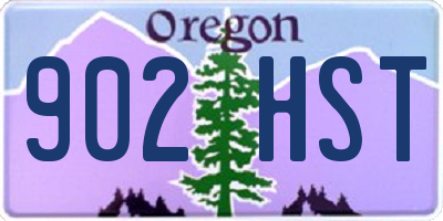 OR license plate 902HST