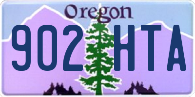 OR license plate 902HTA