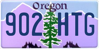 OR license plate 902HTG