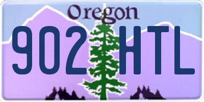 OR license plate 902HTL