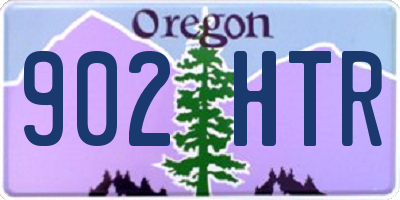 OR license plate 902HTR
