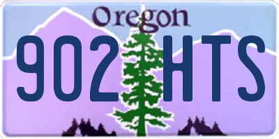 OR license plate 902HTS