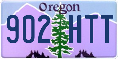 OR license plate 902HTT