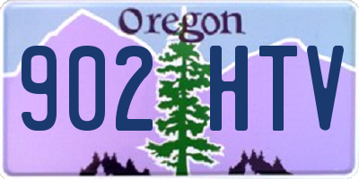 OR license plate 902HTV