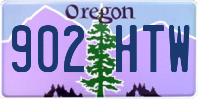 OR license plate 902HTW