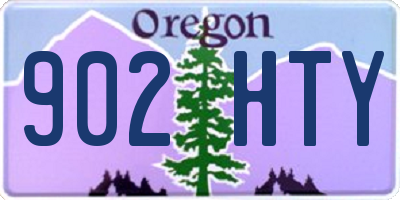 OR license plate 902HTY