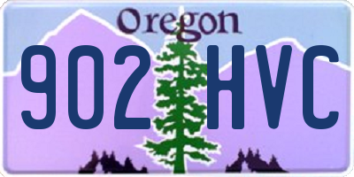 OR license plate 902HVC