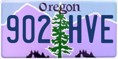 OR license plate 902HVE