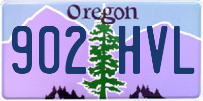 OR license plate 902HVL