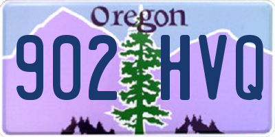OR license plate 902HVQ