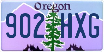OR license plate 902HXG