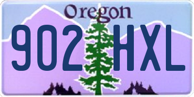 OR license plate 902HXL