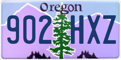 OR license plate 902HXZ