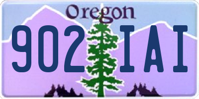 OR license plate 902IAI