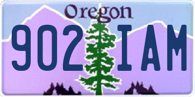 OR license plate 902IAM