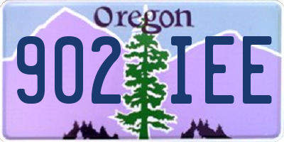 OR license plate 902IEE