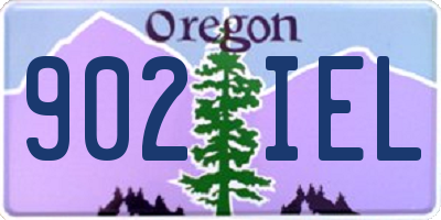 OR license plate 902IEL