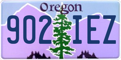 OR license plate 902IEZ