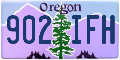 OR license plate 902IFH