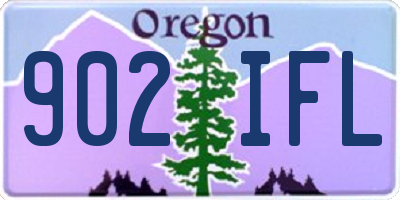 OR license plate 902IFL