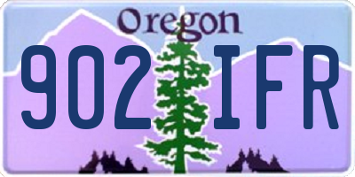 OR license plate 902IFR