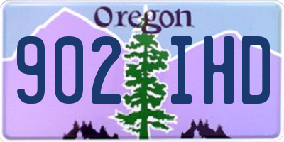 OR license plate 902IHD