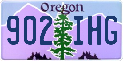 OR license plate 902IHG