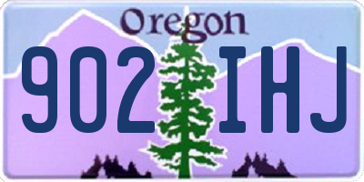 OR license plate 902IHJ