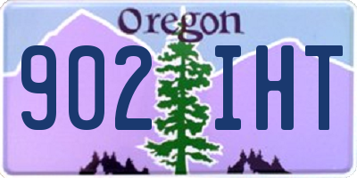 OR license plate 902IHT