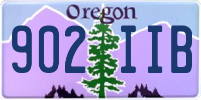OR license plate 902IIB