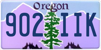 OR license plate 902IIK